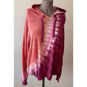 NEW WISPR women's burn out hoodie in lantana